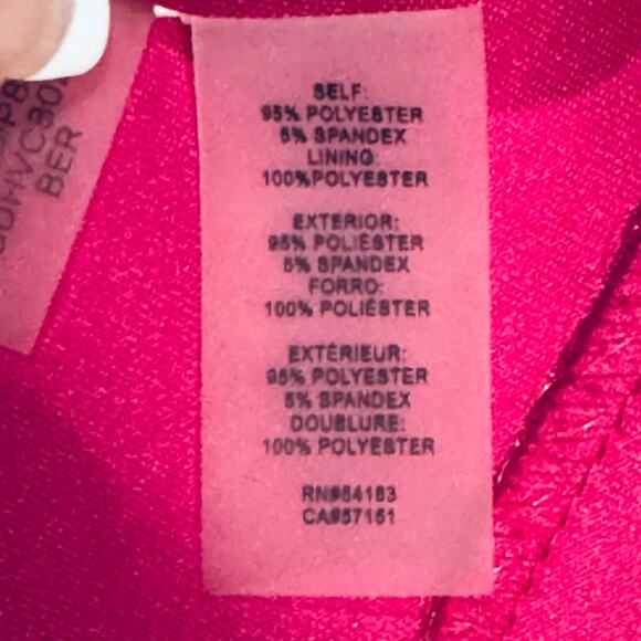 Guess Los Angeles Women’s Dress Sz 4 Bodycon Pink Vneck Lattice Cocktail Wedding - Picture 11 of 11